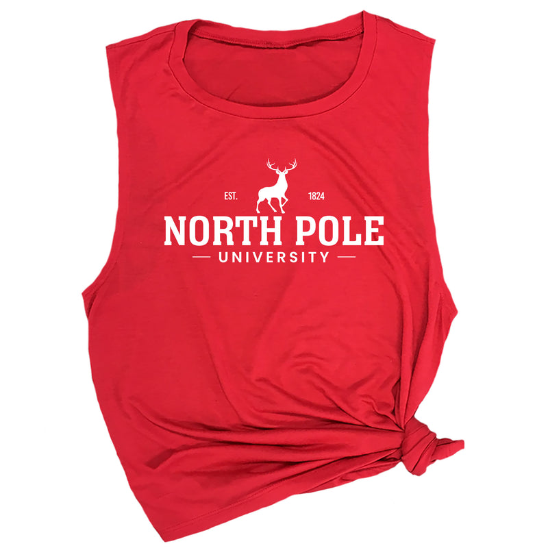 North Pole University Muscle Tee