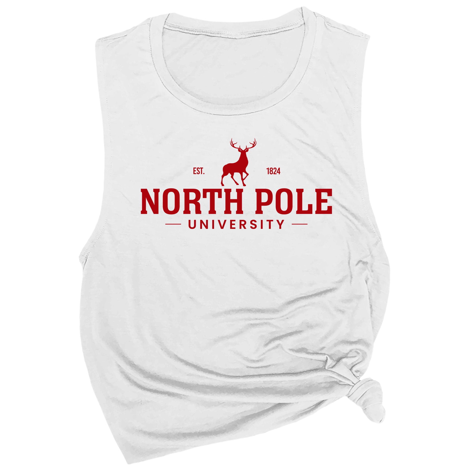 North Pole University Muscle Tee