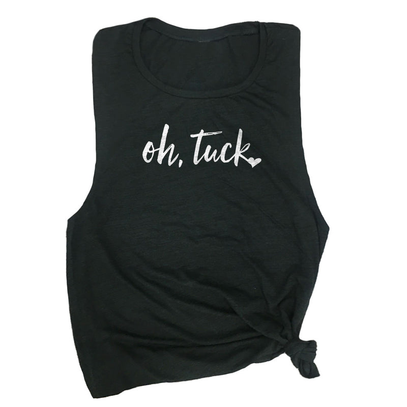 Oh Tuck Funny Barre Muscle Tank Top