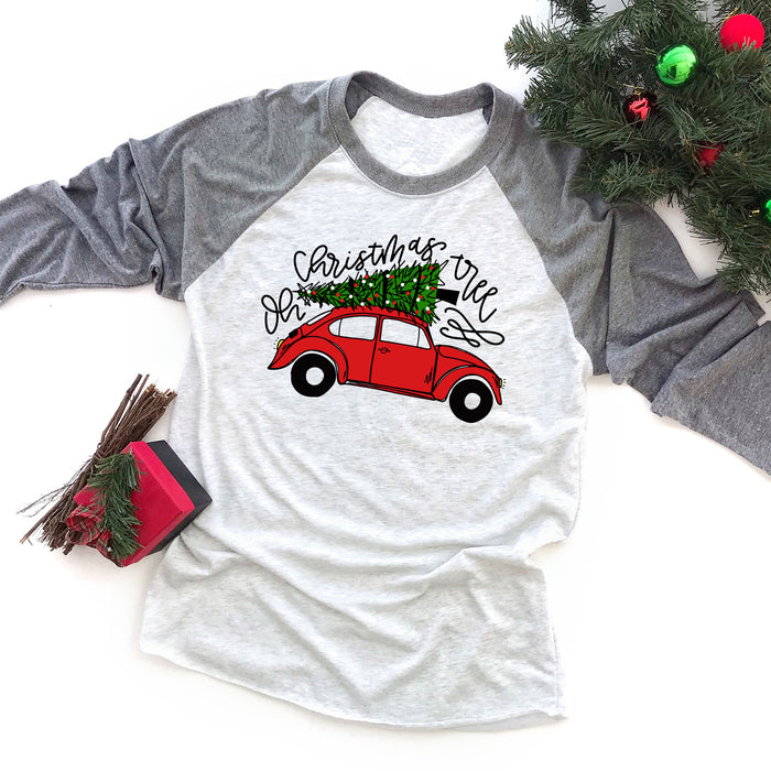 Oh Christmas Tree Raglan Tee