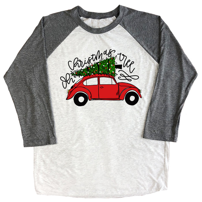 Oh Christmas Tree Raglan Tee