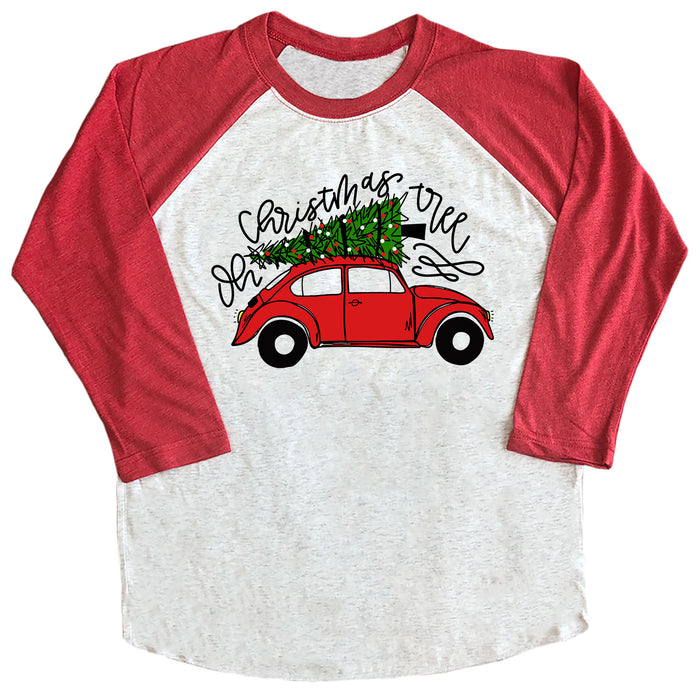 Oh Christmas Tree Raglan Tee