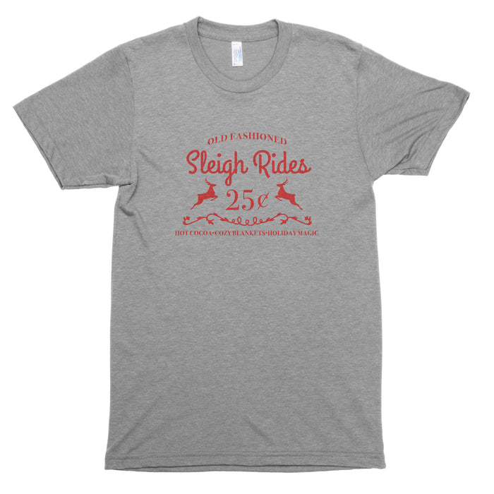 Old Fashioned Sleigh Rides Premium Unisex T-Shirt