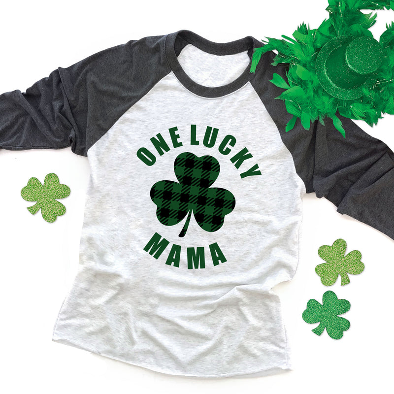 One Lucky Mama Raglan Tee