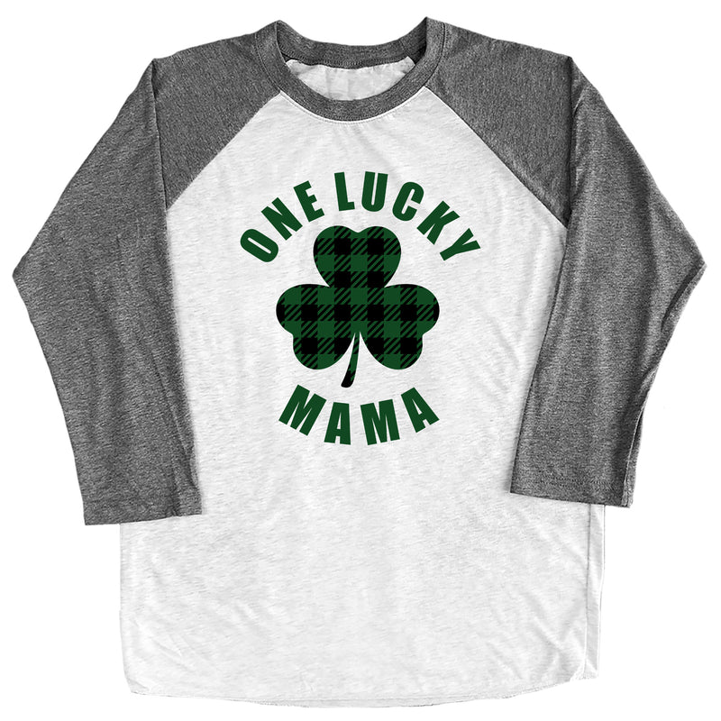 One Lucky Mama Raglan Tee