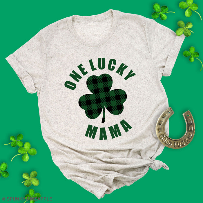 One Lucky Mama Premium Unisex T-Shirt