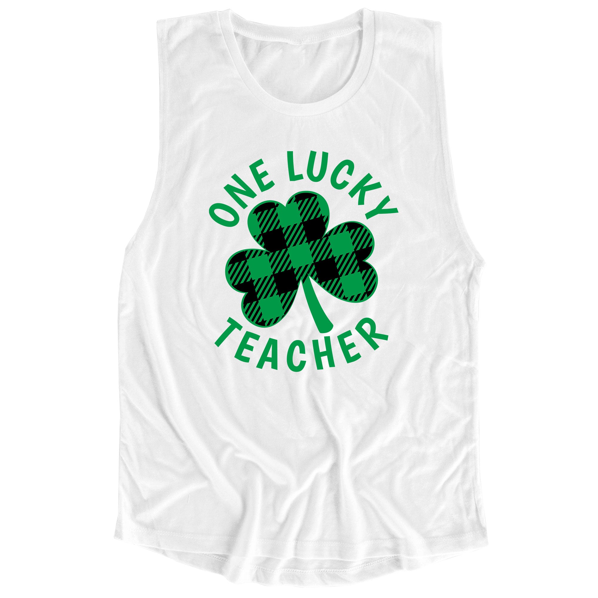 One Lucky Teacher Muscle Tee