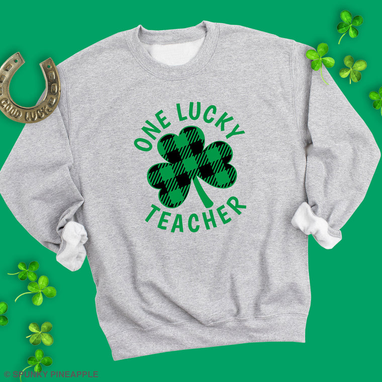One Lucky Teacher Sweatshirt