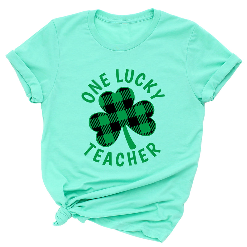 One Lucky Teacher Premium Unisex T-Shirt