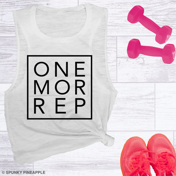 One More Rep Women's Workout Muscle Tee