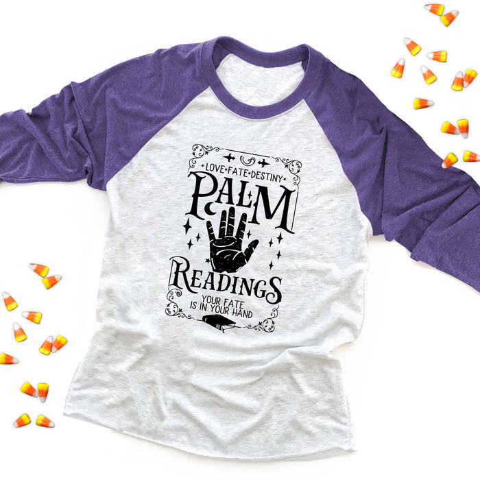 Palm Readings Raglan Tee