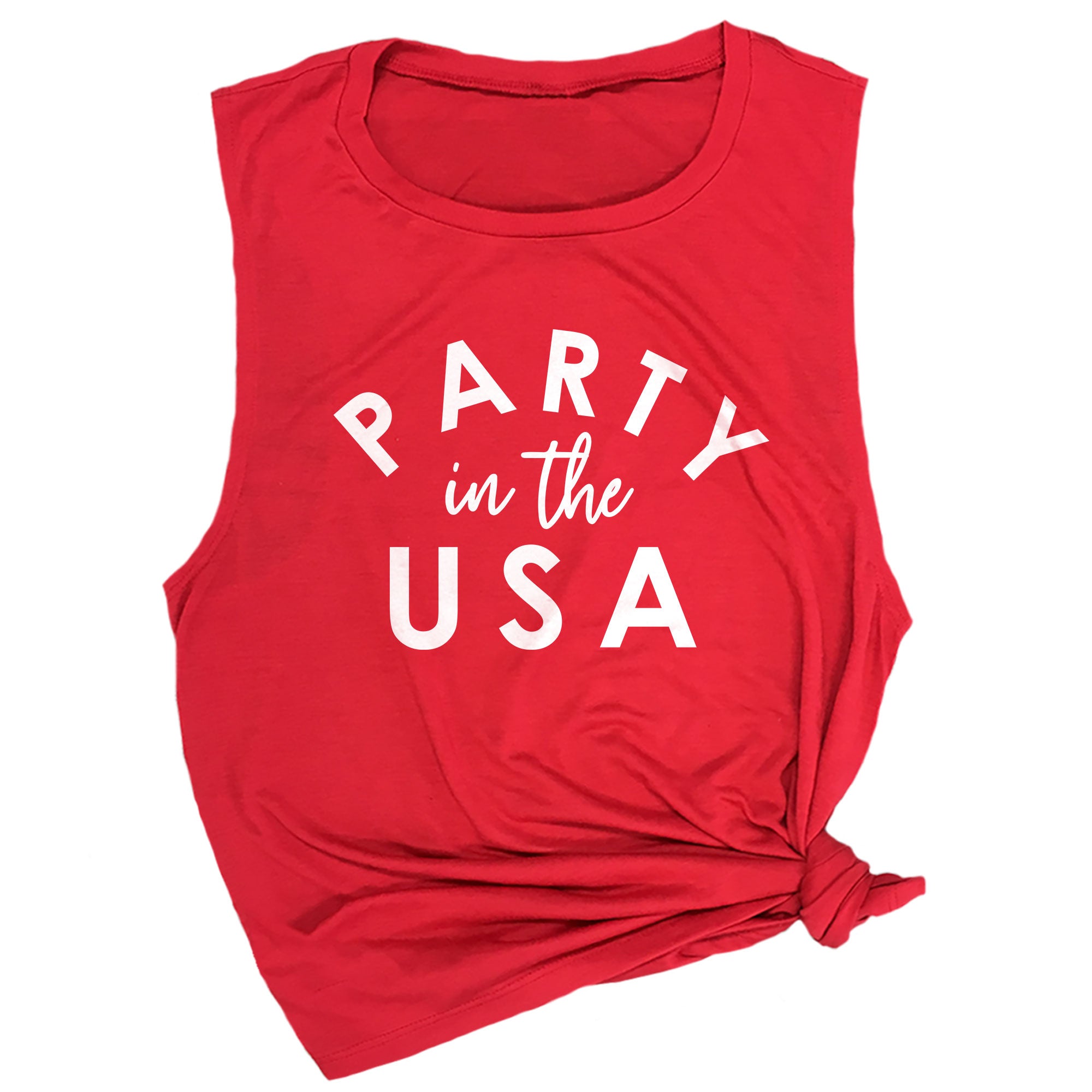 Party in the USA Muscle Tee