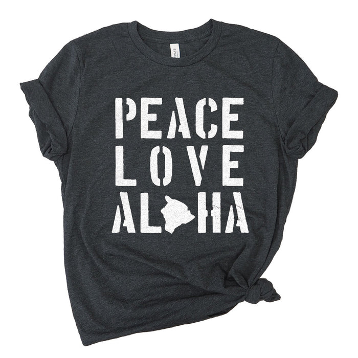 Peace Love Aloha Premium Unisex T-Shirt