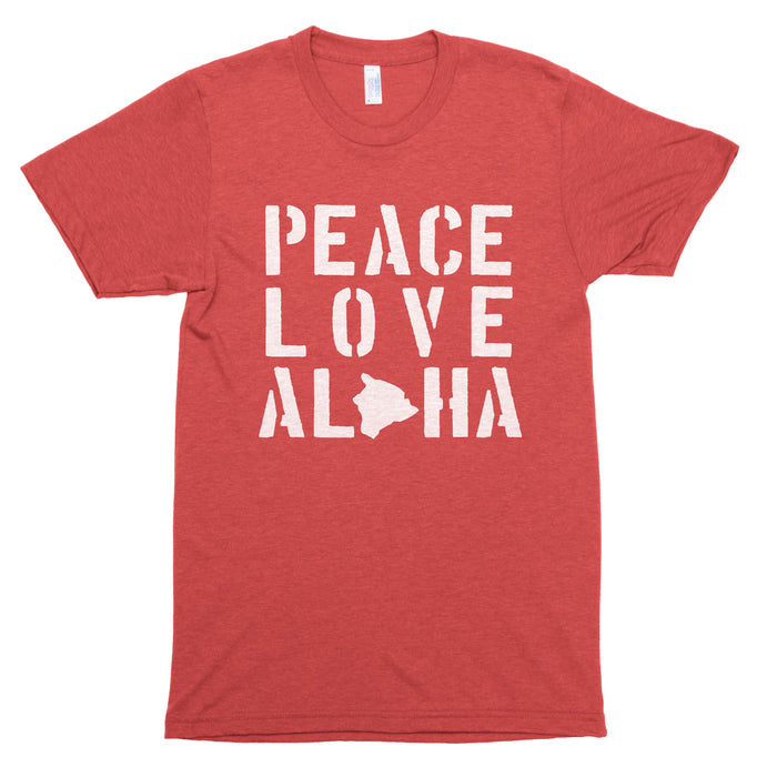 Peace Love Aloha Premium Unisex T-Shirt