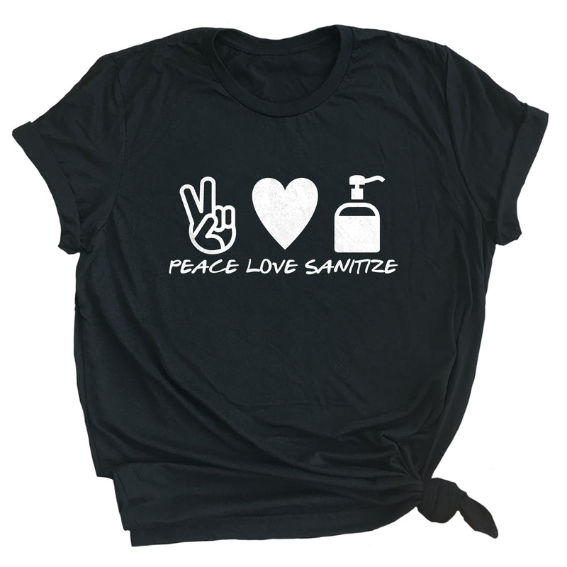 Peace Love Sanitize Premium Unisex T-Shirt