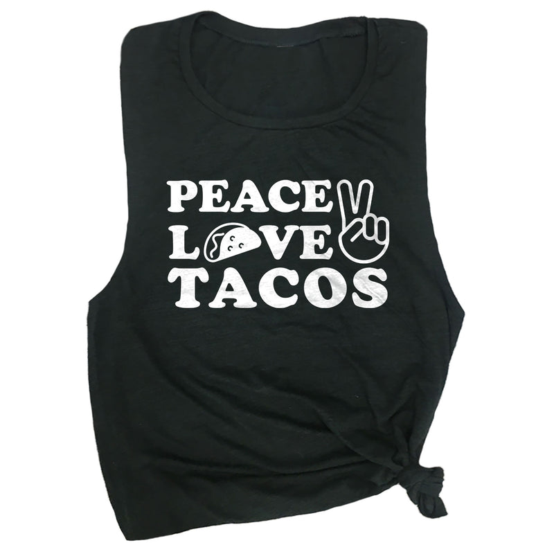 Peace Love Tacos Muscle Tee