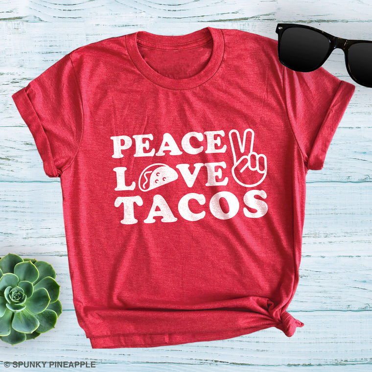 Peace Love Tacos Premium Unisex T-Shirt