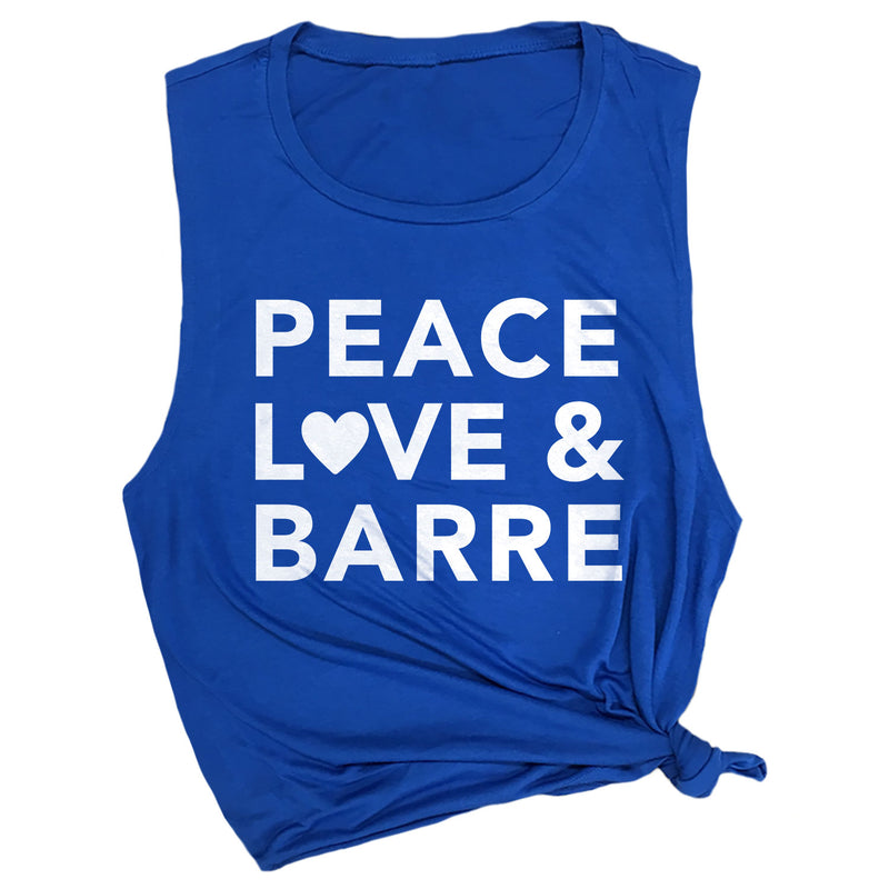 Peace, Love & Barre Muscle Tee
