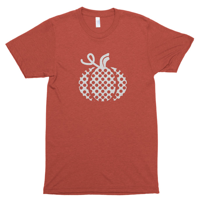 Polka Dot Pumpkin Premium Unisex T-Shirt