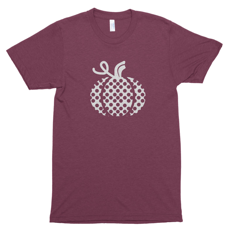 Polka Dot Pumpkin Premium Unisex T-Shirt