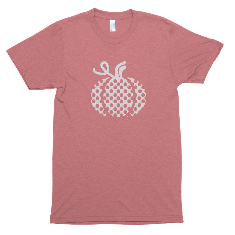Polka Dot Pumpkin Premium Unisex T-Shirt