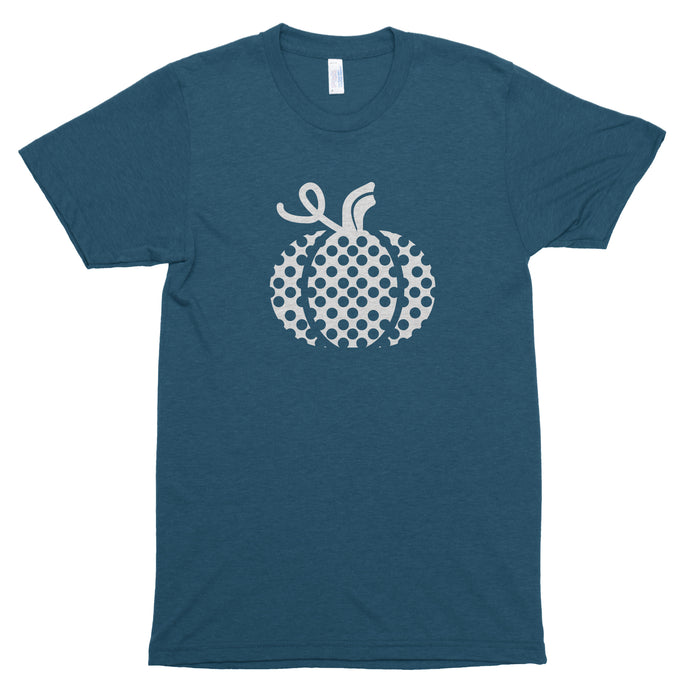Polka Dot Pumpkin Premium Unisex T-Shirt