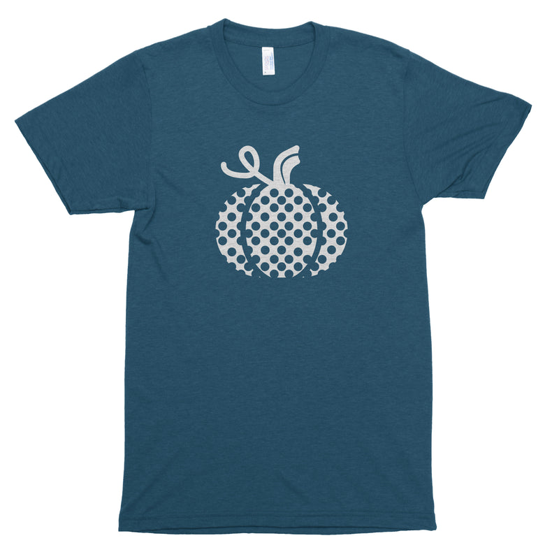 Polka Dot Pumpkin Premium Unisex T-Shirt
