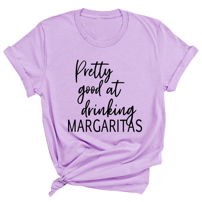 Pretty Good at Drinking Margaritas Premium Unisex T-Shirt