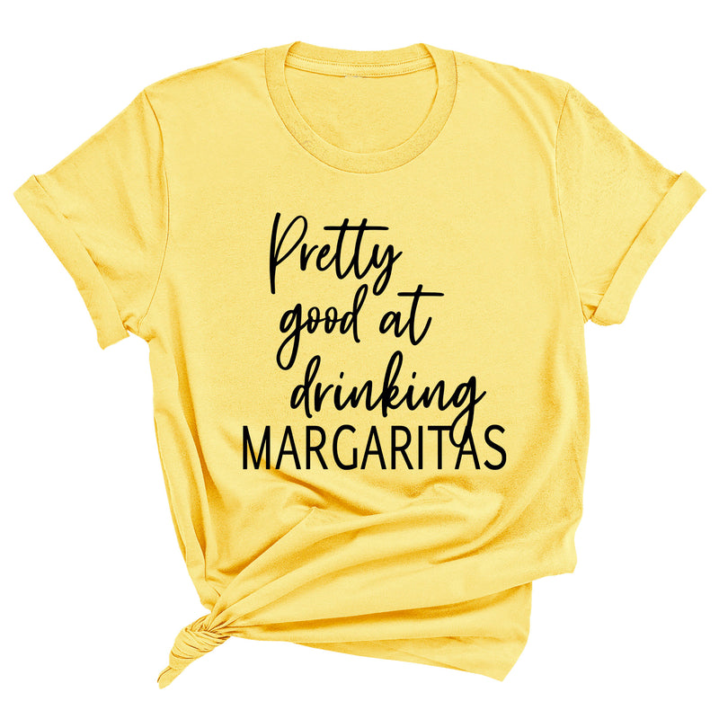 Pretty Good at Drinking Margaritas Premium Unisex T-Shirt