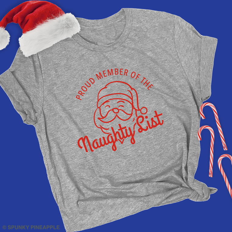 Proud Member of the Naughty List Premium Unisex T-Shirt