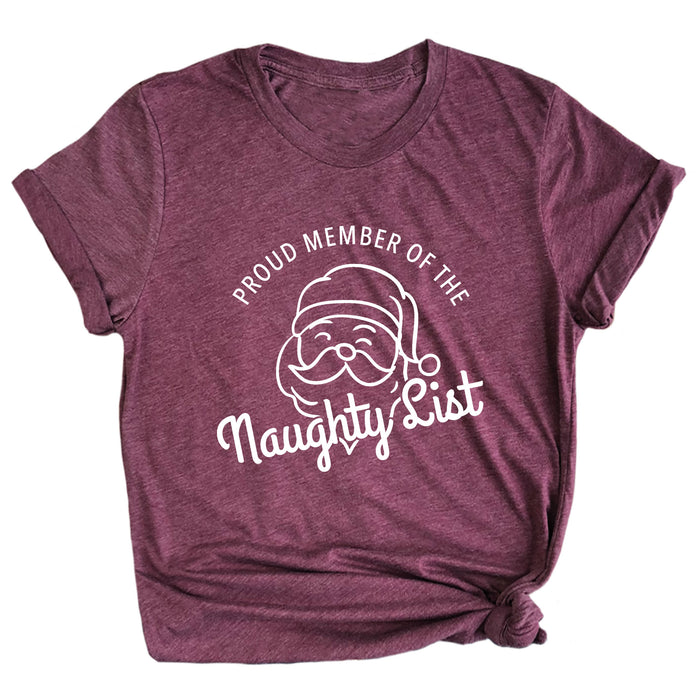 Proud Member of the Naughty List Premium Unisex T-Shirt
