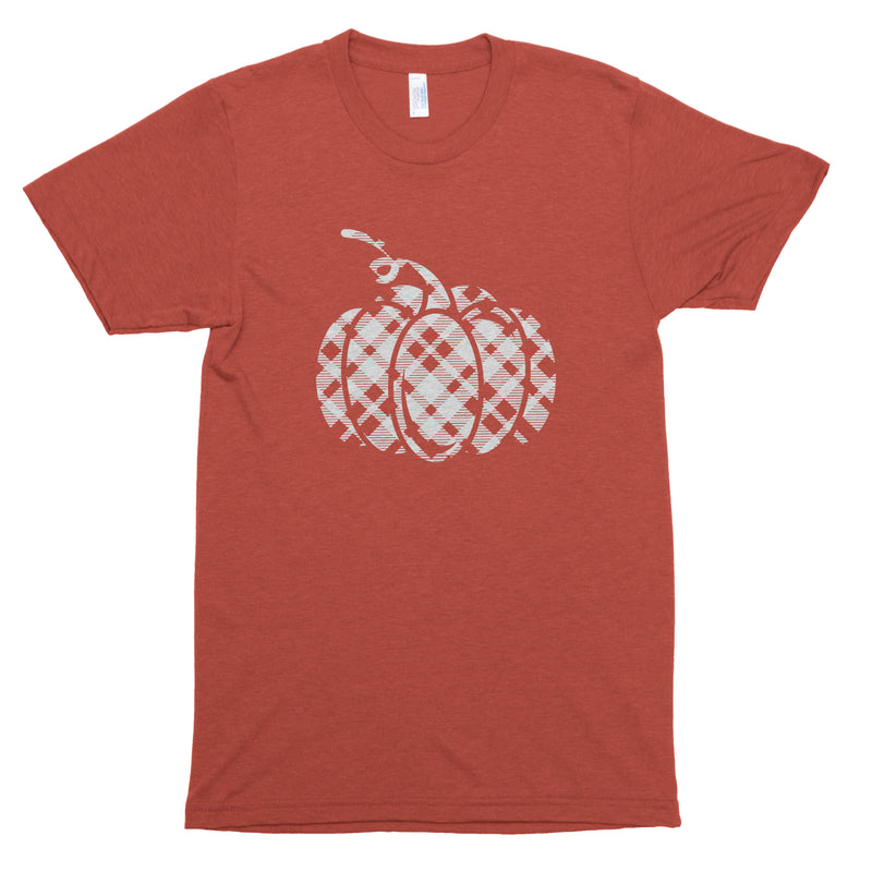 Pumpkin Plaid Premium Unisex T-Shirt