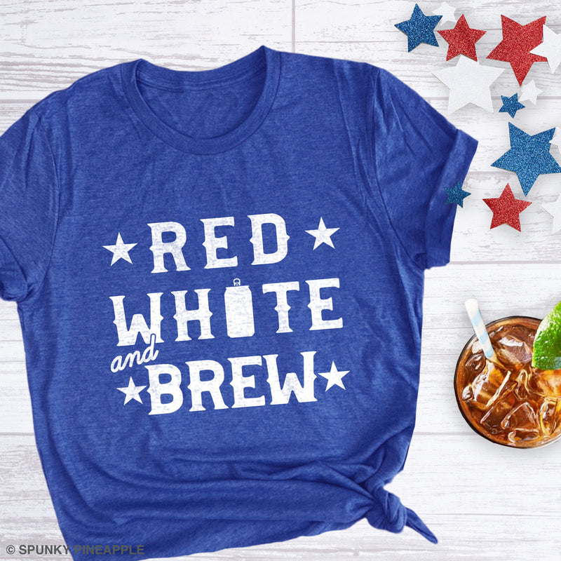 Red, White & Brew Premium Unisex T-Shirt