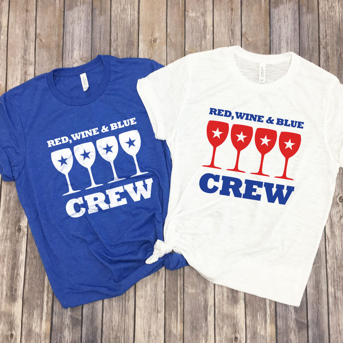 Red, Wine & Blue Crew Premium Unisex T-Shirt