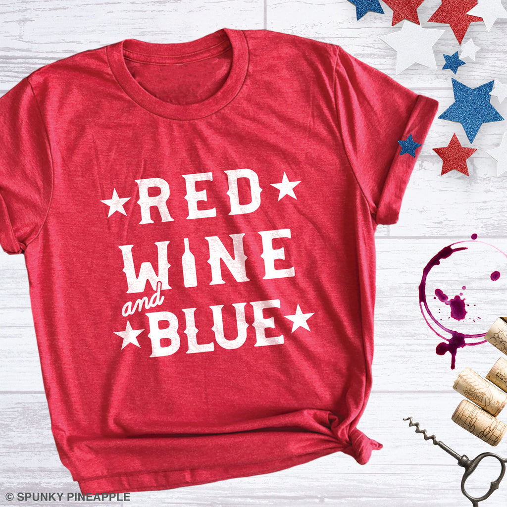 Red, Wine & Blue Premium Unisex T-Shirt