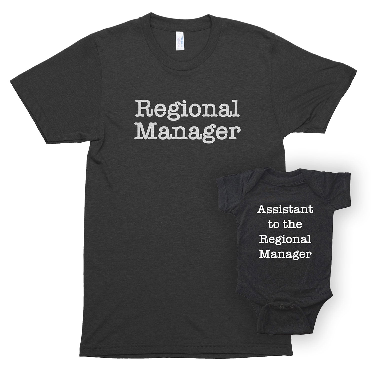 Regional Manager & Assistant to the Regional Manager Premium Unisex T-Shirt/Infant Bodysuit Shirt Set