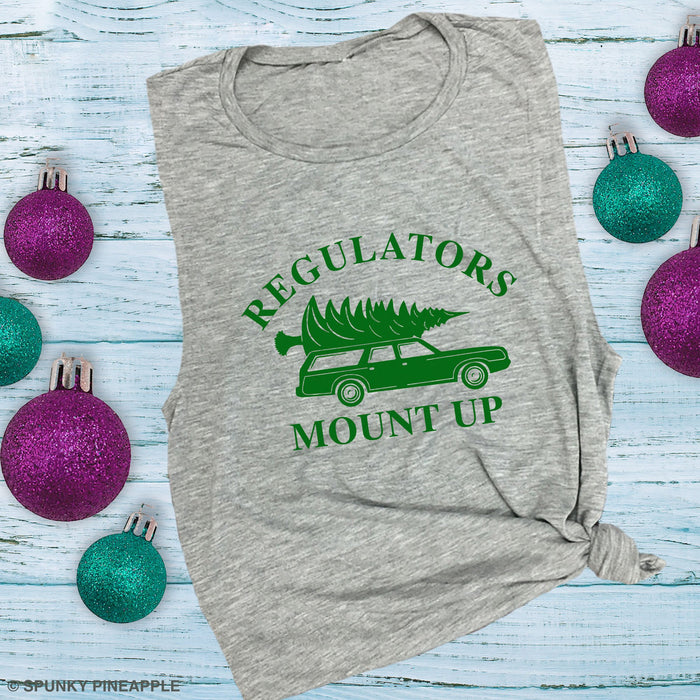 Regulators Mount Up Regulators Mount Up Family Christmas Vacation Muscle Tee Shirt