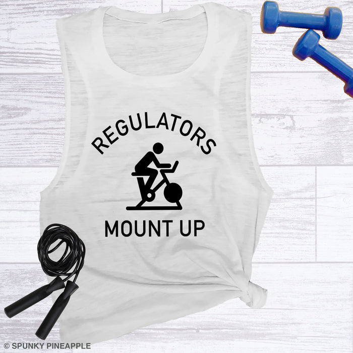 Regulators Mount Up Women's Workout Muscle Tee