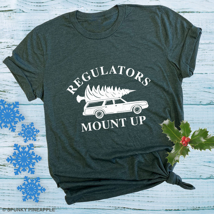 Regulators Mount Up Family Christmas Vacation Graphic Tee Shirt