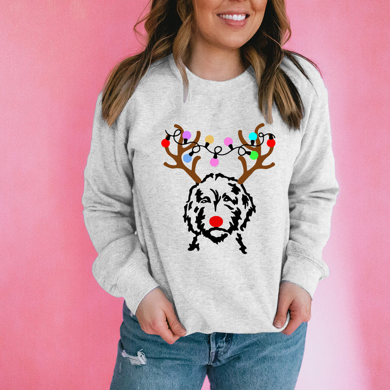 Reindeer Doodle (Dog) Sweatshirt
