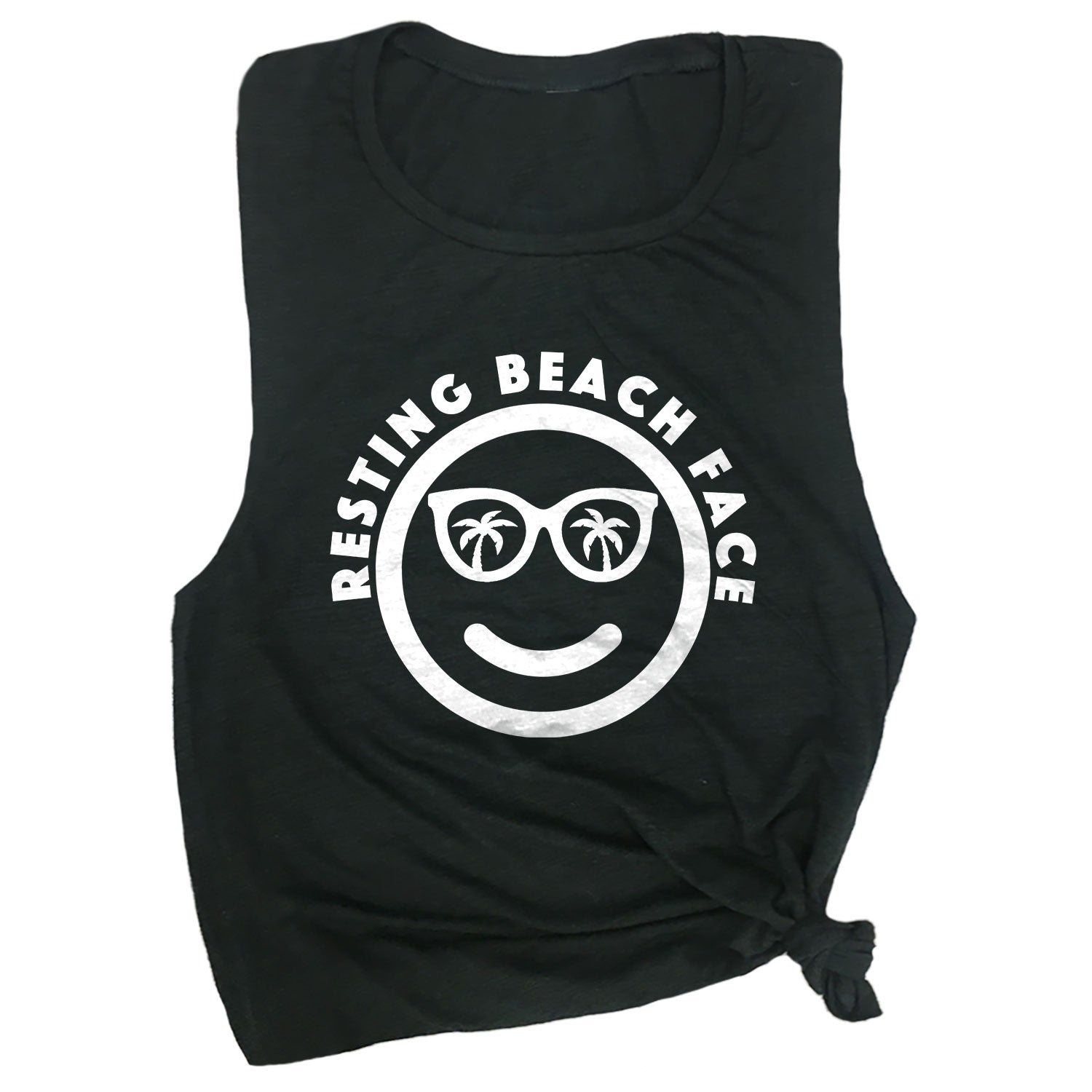 Resting Beach Face Muscle Tee