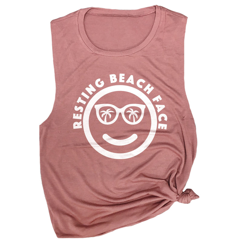 Resting Beach Face Muscle Tee