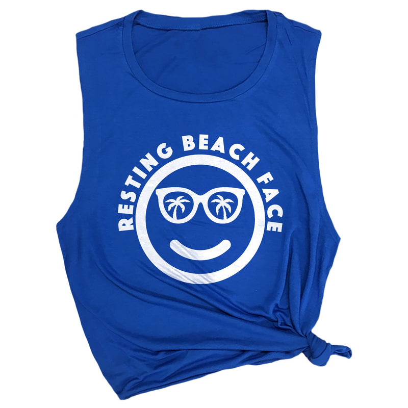 Resting Beach Face Muscle Tee