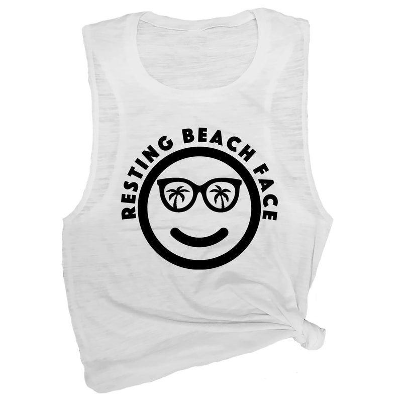 Resting Beach Face Muscle Tee