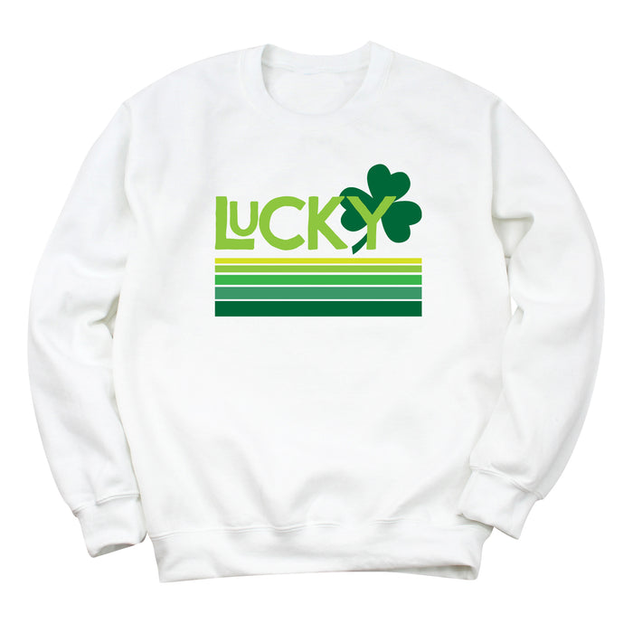 Retro Lucky Clover Sweatshirt