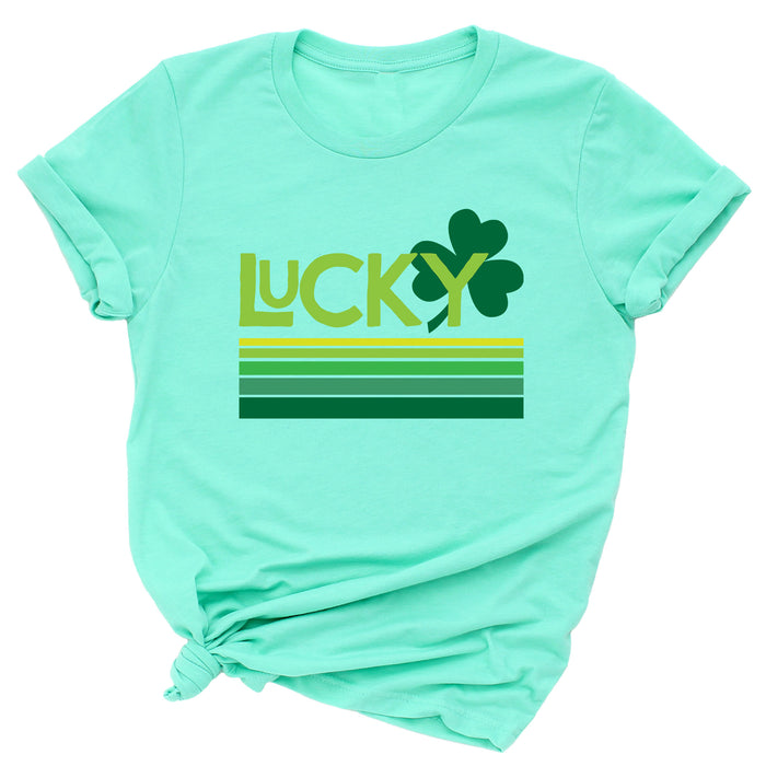 Retro Lucky Clover Premium Unisex T-Shirt