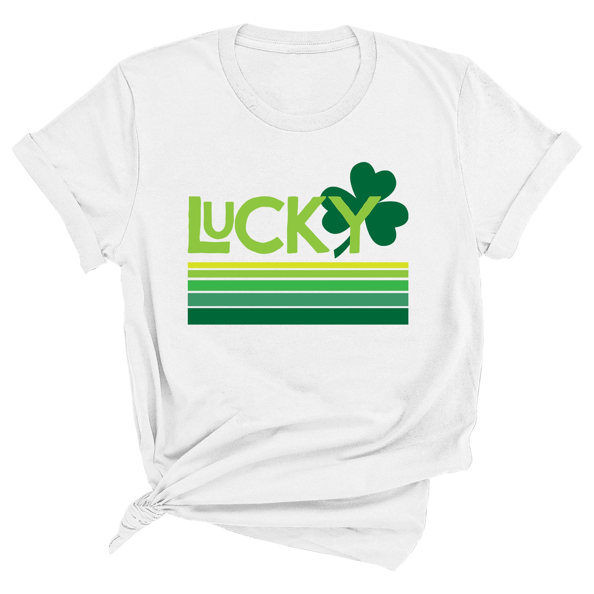 Retro Lucky Clover Premium Unisex T-Shirt