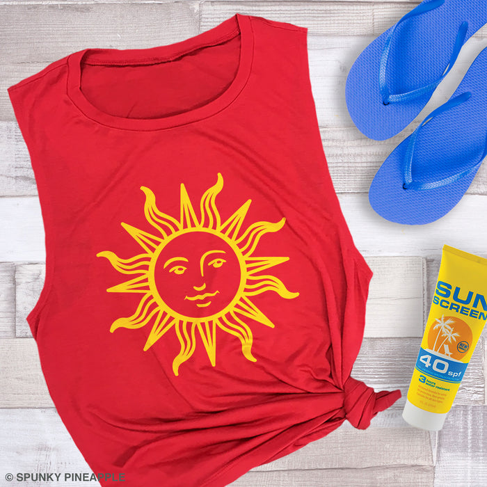 Retro Sun Muscle Tee