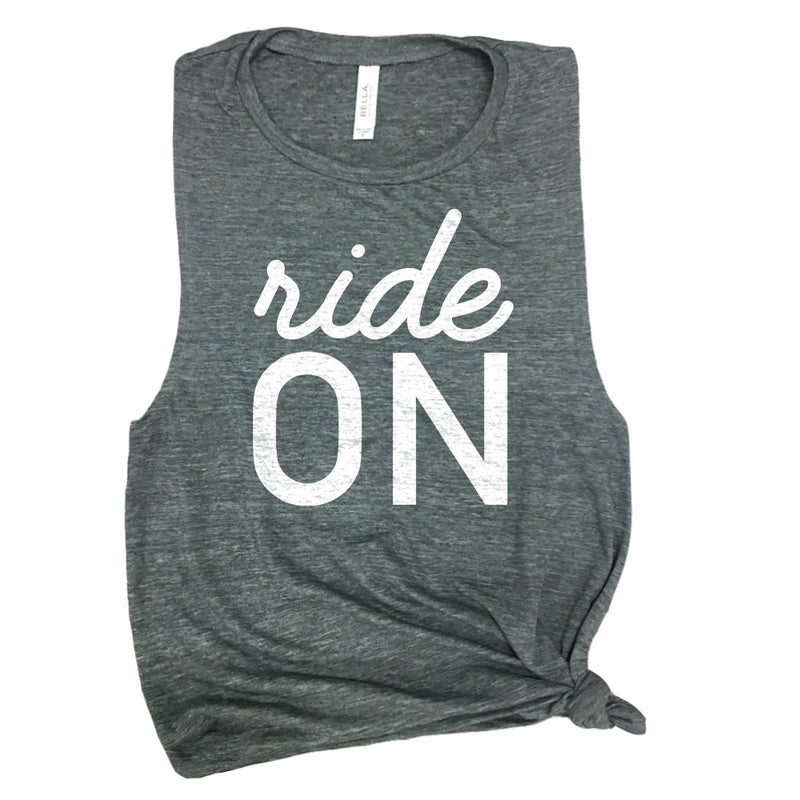 Ride On Muscle Tee