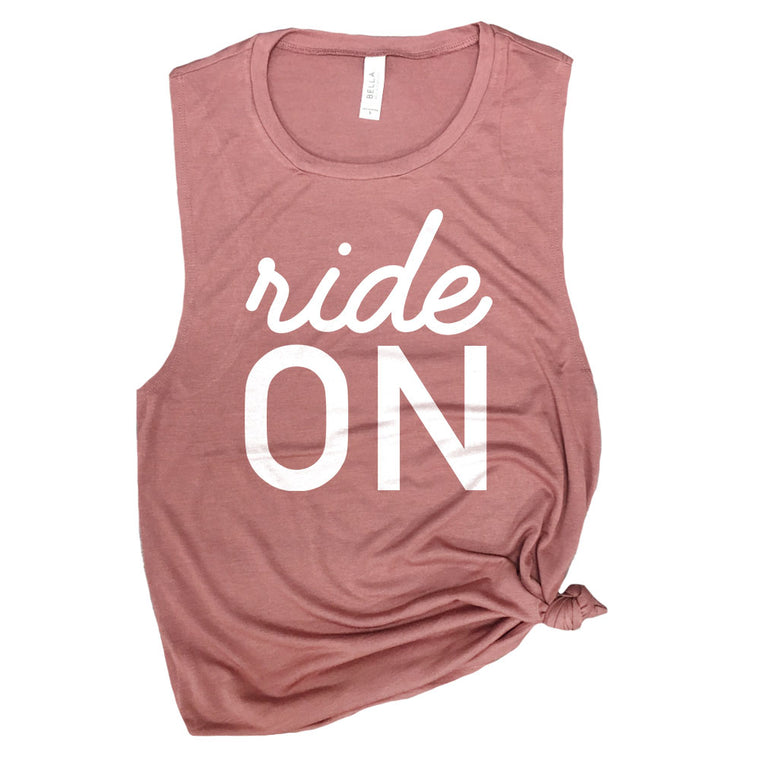 Ride On Muscle Tee